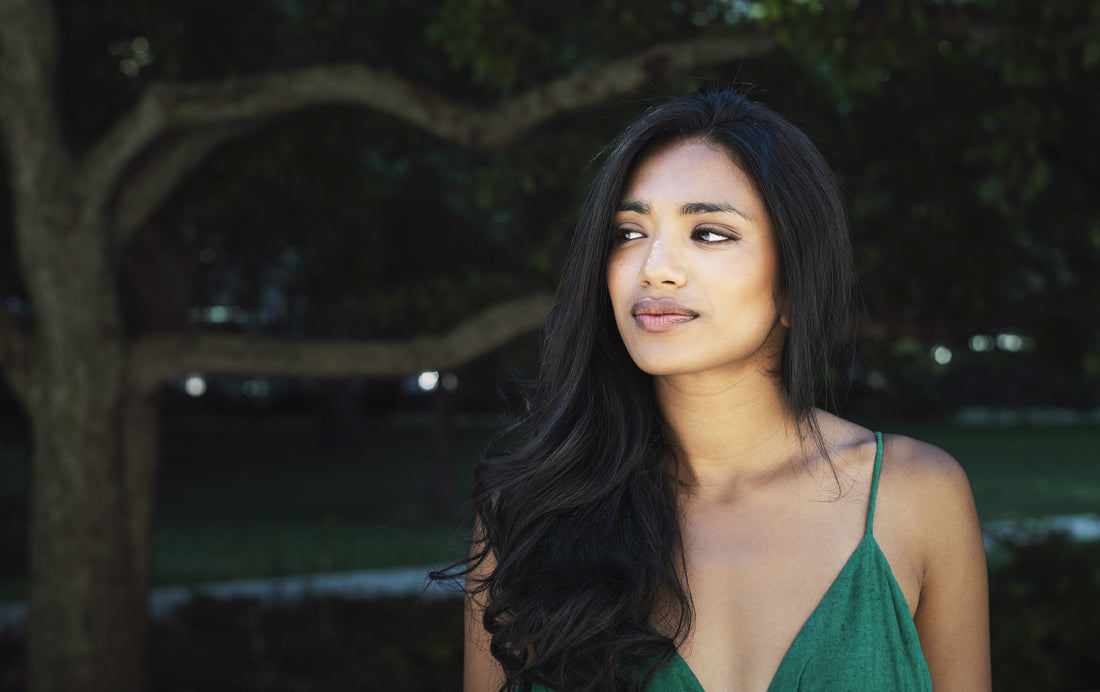 Women with radiant skin