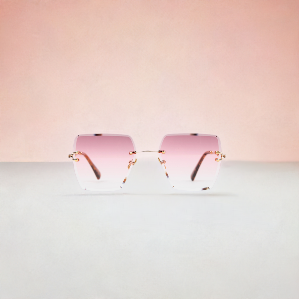 Rimless Square Sunglasses