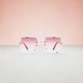 Rimless Square Sunglasses